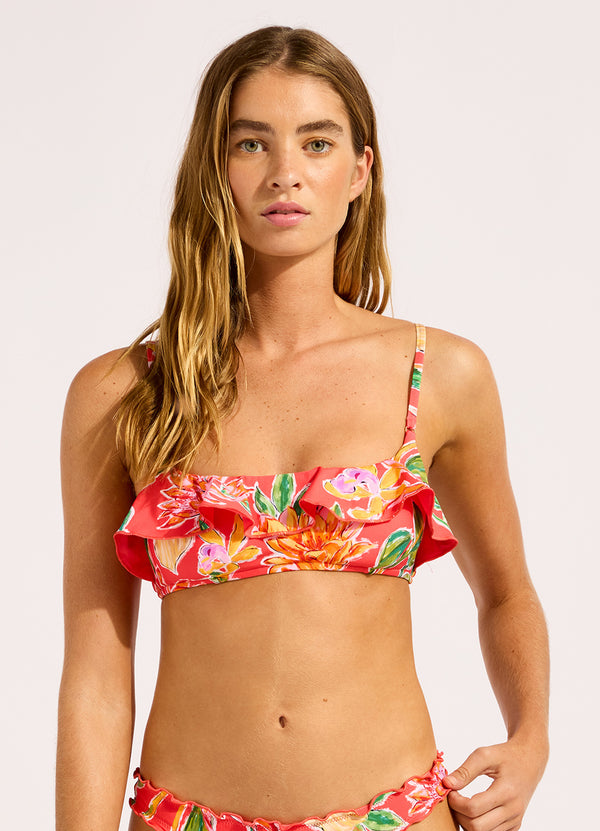 Hothouse Flowers Bralette Bikini Top