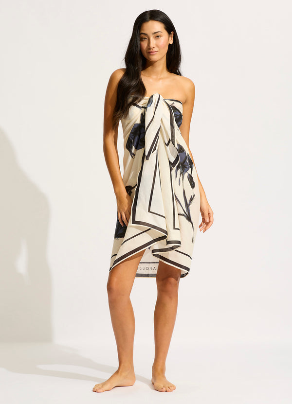 Rococo Sarong - Black