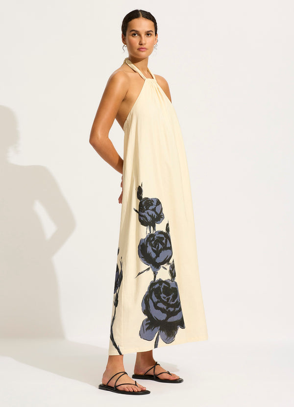 Rococo Maxi Dress  - Black