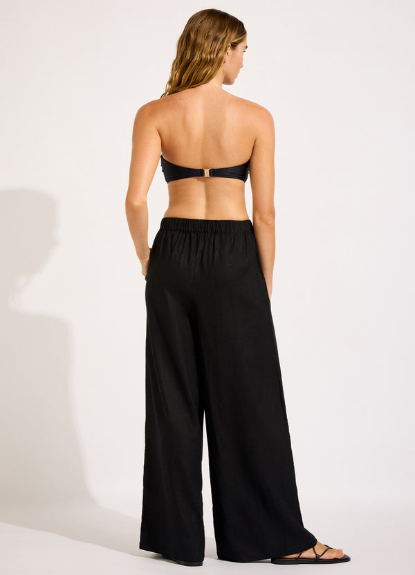Palermo Drawcord Waist Wide Leg Pant
