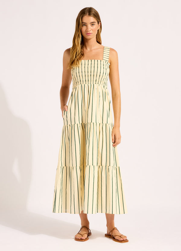 Stripe Faithfull Midi Dress