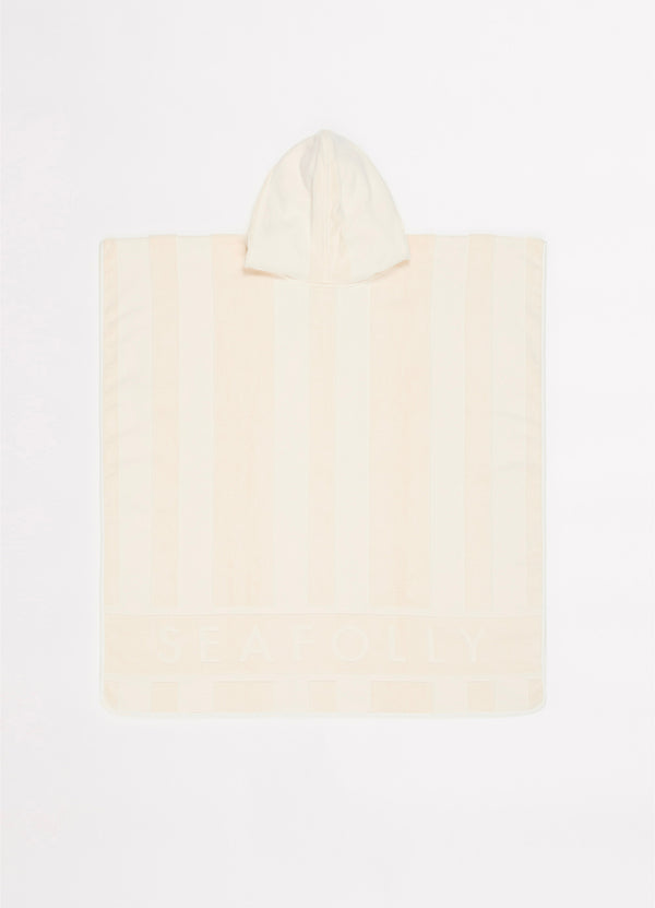 Fringe Benefits Stripe Towel Poncho