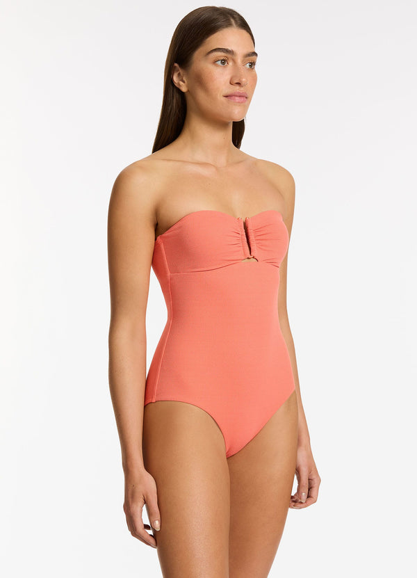 Alessia Bandeau One Piece - Guava