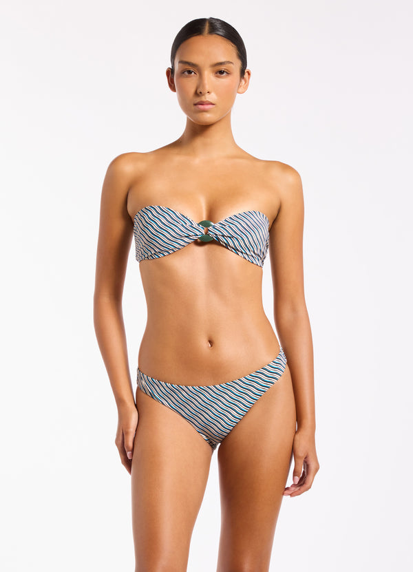 Onda Bandeau Bikini Top