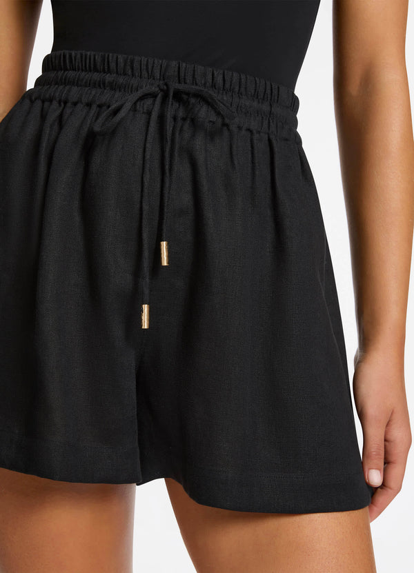 Jetset Elastic Waist Short - Black