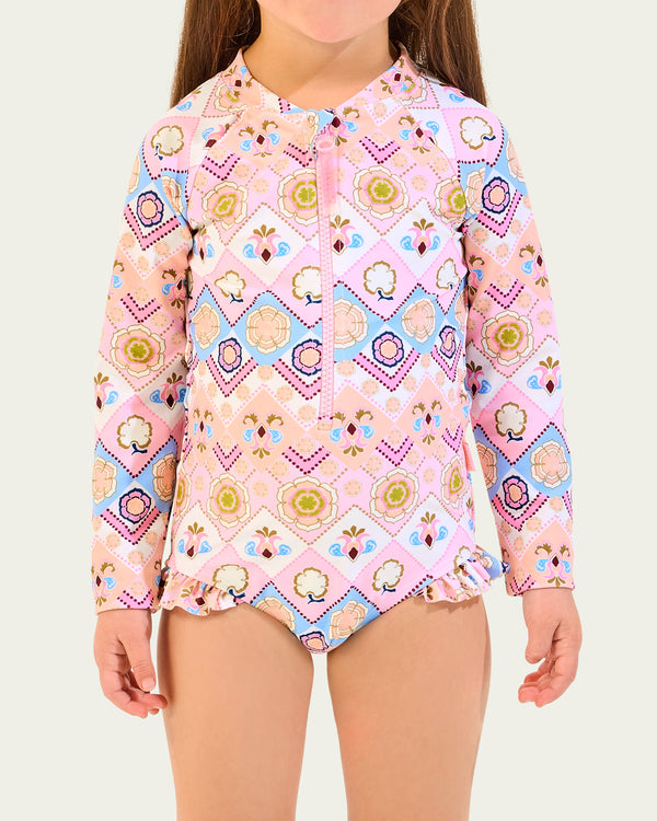 Geo Blossom Paddlesuit
