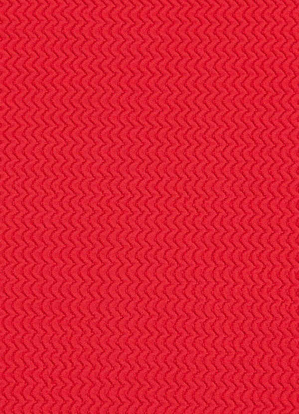 Sea Dive One Shoulder Top - Chilli Red