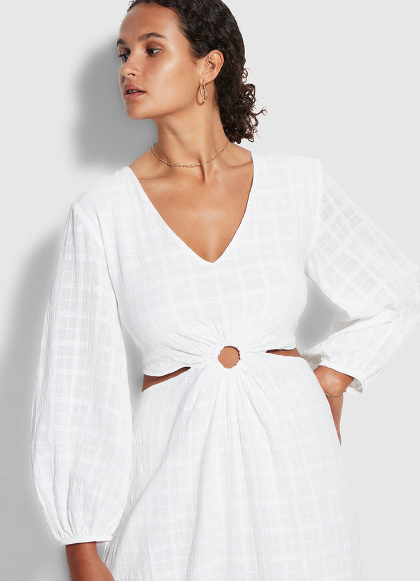 Drifter Cut Out Dress - White