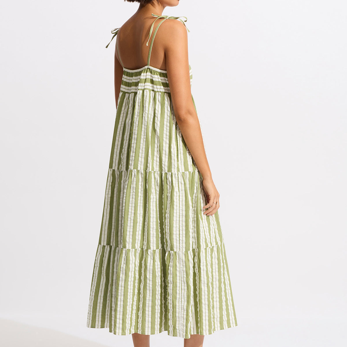 coco cabana babe maxi dress green Cabana Tier Maxi