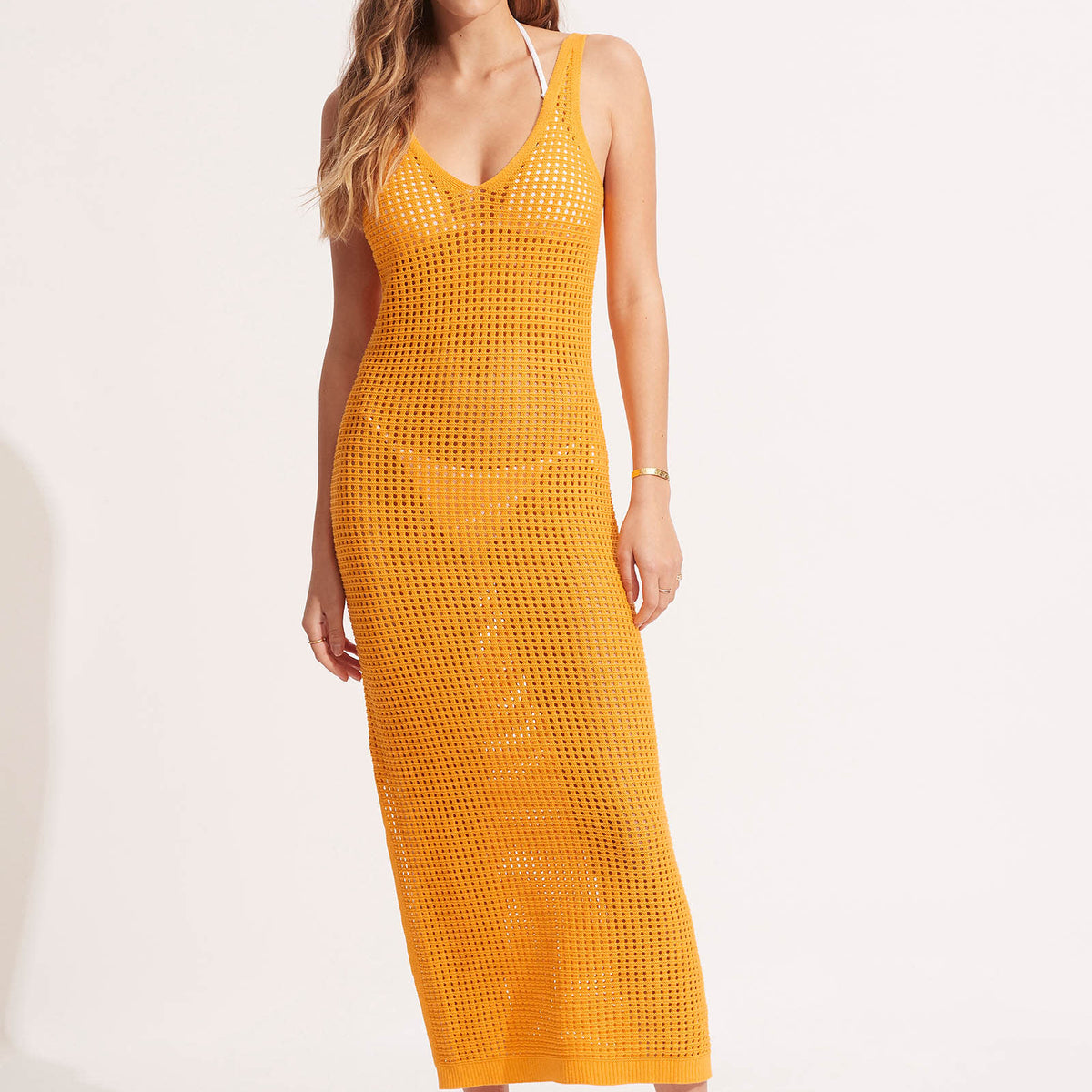 Zoe Tuck Dress - Rockmelon main image 1