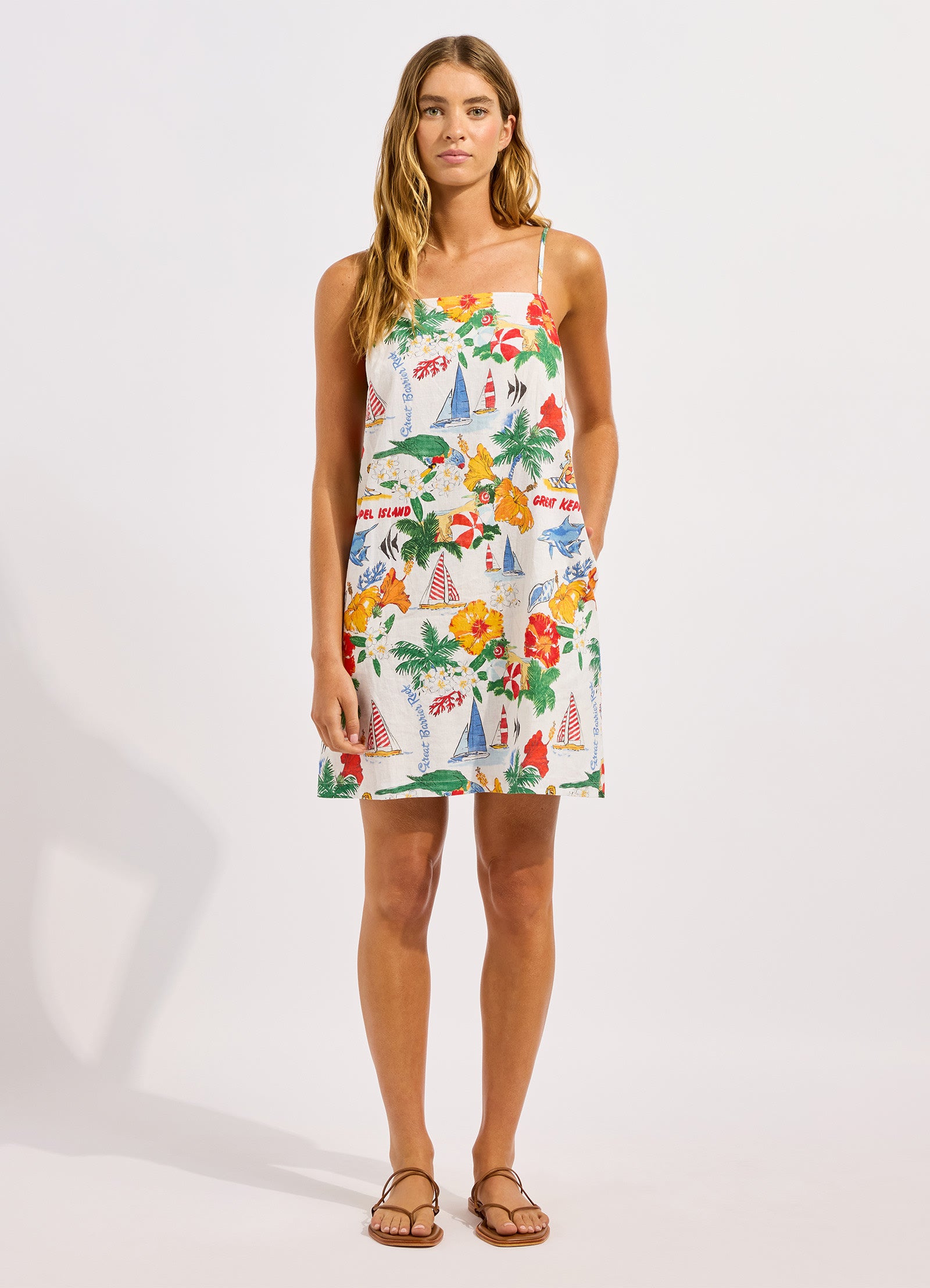 seafolly Viva Vacation Bandeau Mini Dress | Underwear seafolly Viva Vacation Bandeau Mini Dress | Underwear