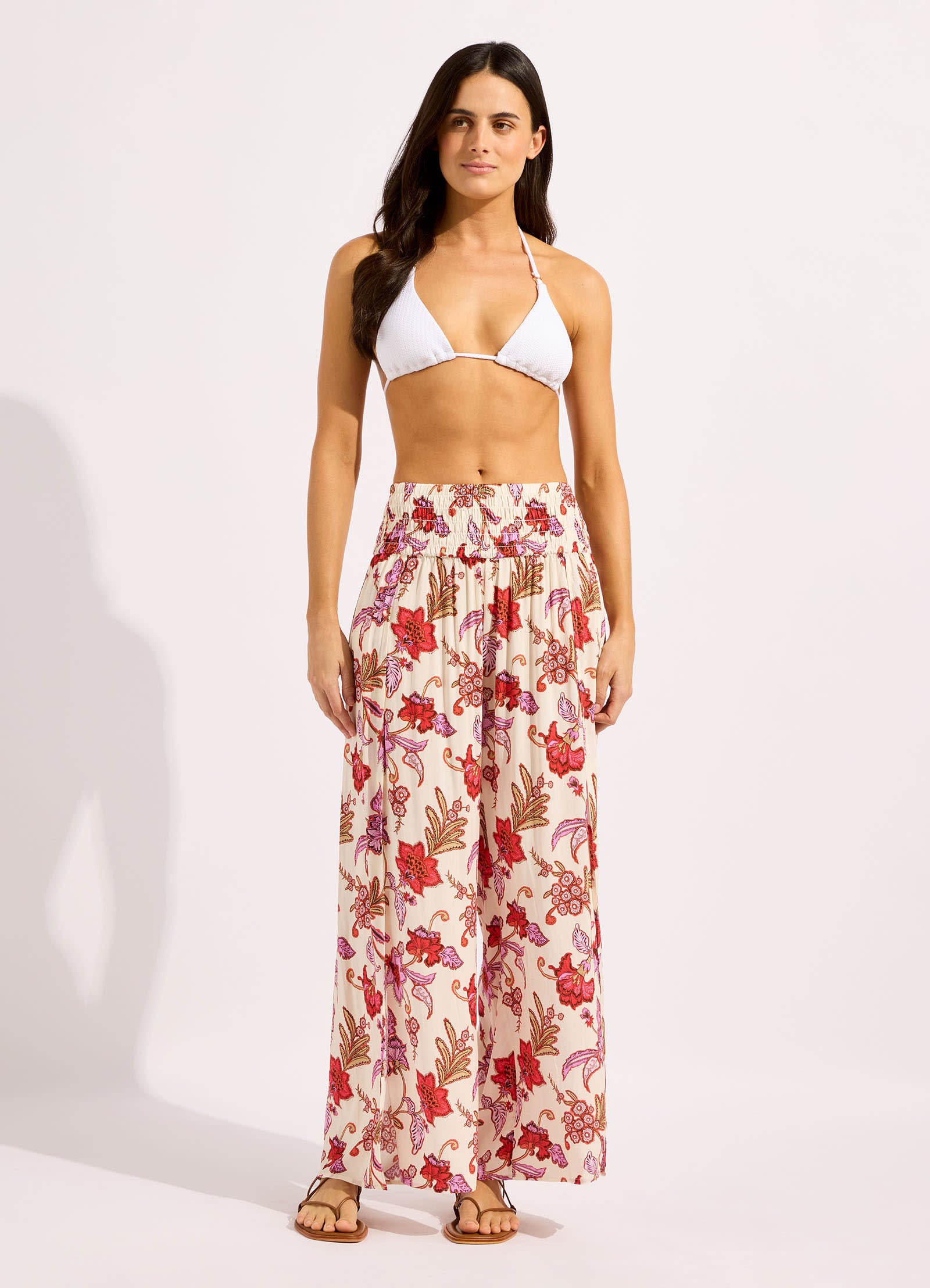 Shirred Waist Wrap Pant – Seafolly US
