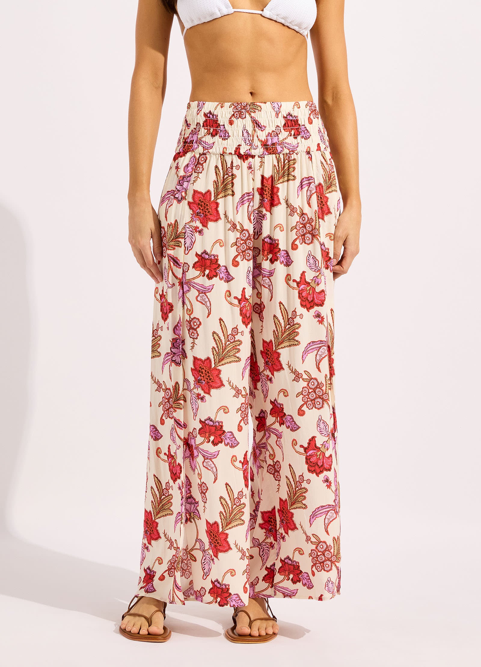 Shirred Waist Wrap Pant – Seafolly US