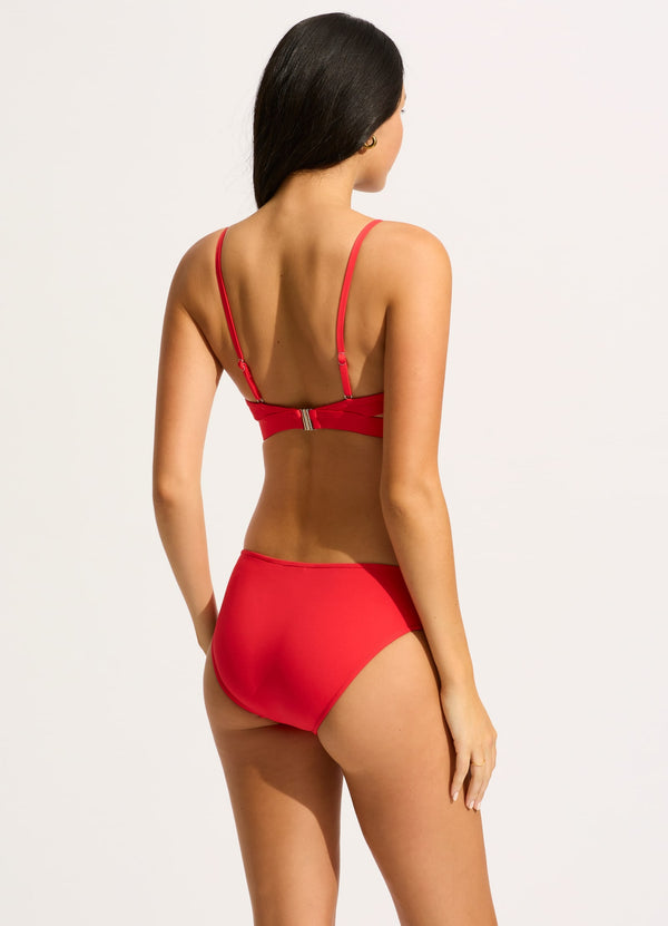 Seafolly Collective Hybrid Bralette - Chilli Red