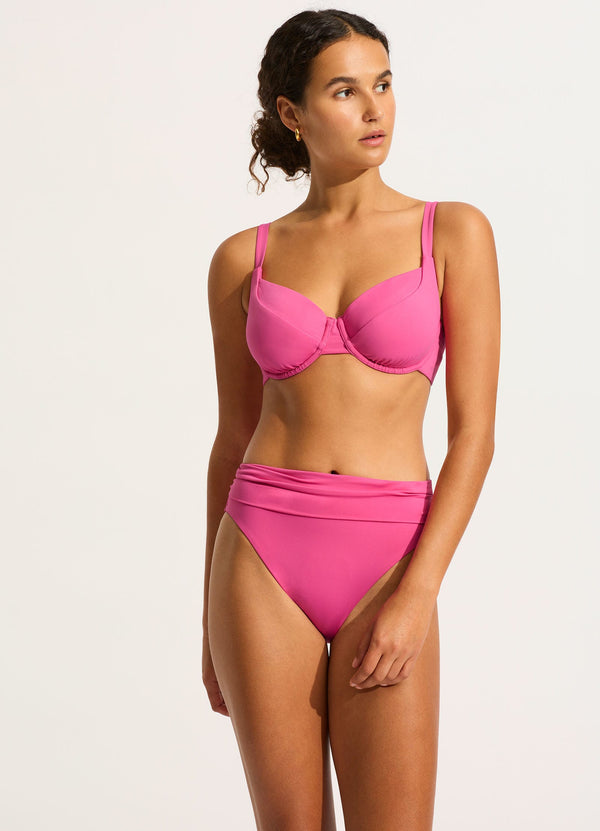 Seafolly Collective DD Cup Underwire Bikini Top - Hot Pink – Seafolly US
