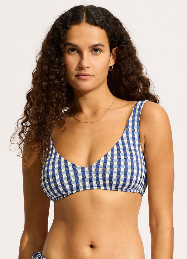 Bella Sweetheart Tank Bikini Top - Ultramarine