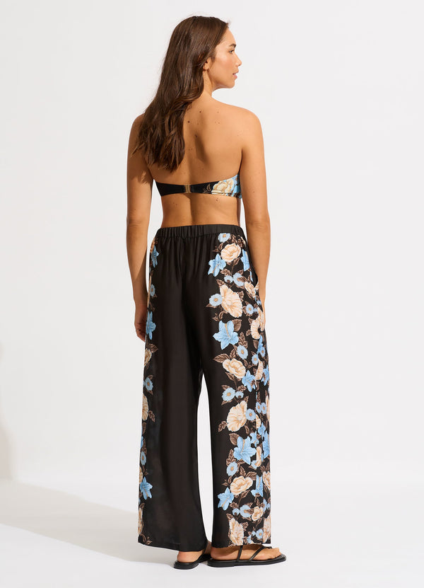 Garden Party Wide Leg Pant - Black