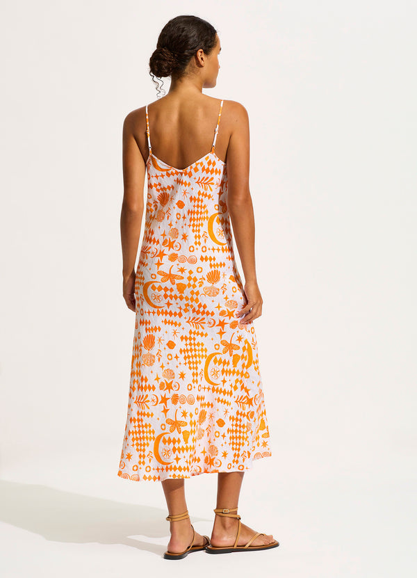 Corfu Midi Dress - Turmeric