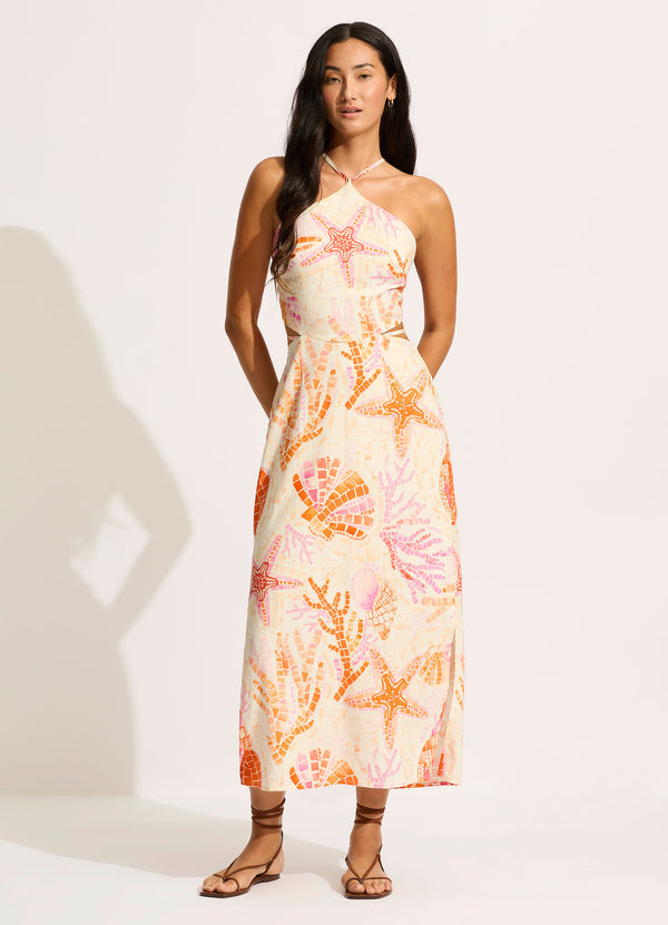 La Mer Cut Out Maxi Dress - White – Seafolly US