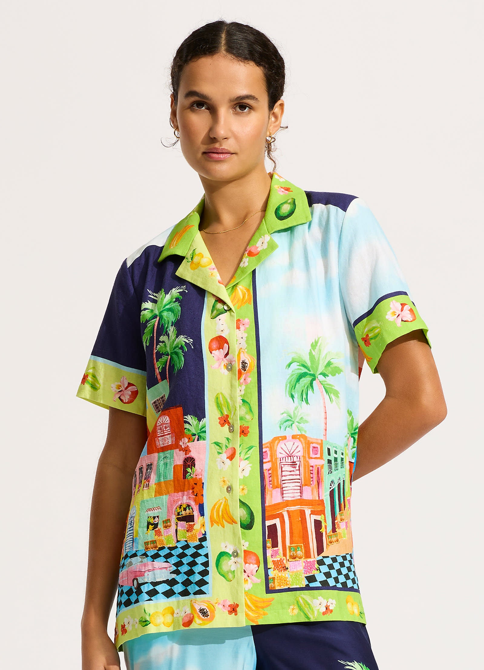 Cuba Shirt - Turquoise – Seafolly US