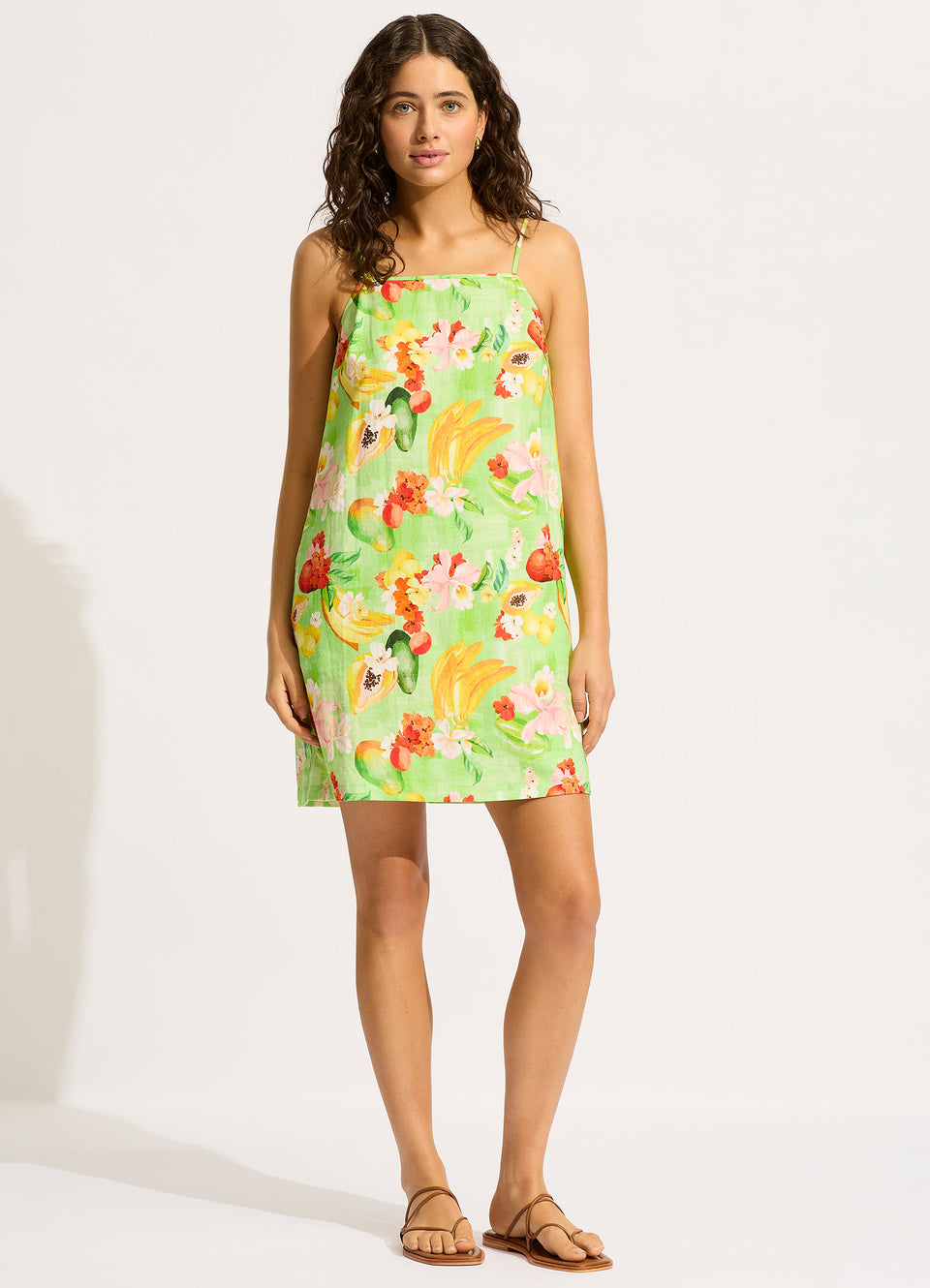 seafolly green dress Tropique Bandeau Mini Style_Strapless Dresses & Gowns