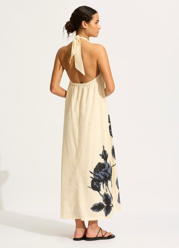 Rococo Maxi Dress  - Black