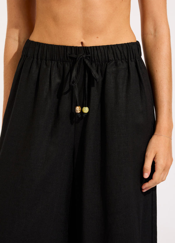 Palermo Drawcord Waist Wide Leg Pant
