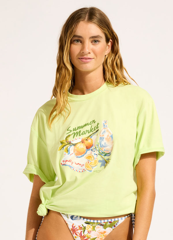 Riviera Coast Summer Market T-Shirt
