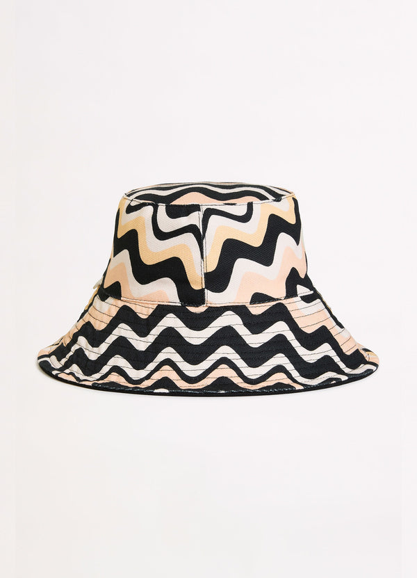 Seafolly Neue Wave Reversible Buckethat