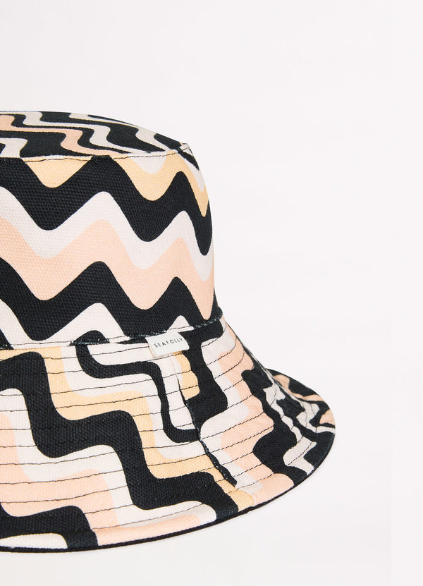 Seafolly Neue Wave Reversible Buckethat