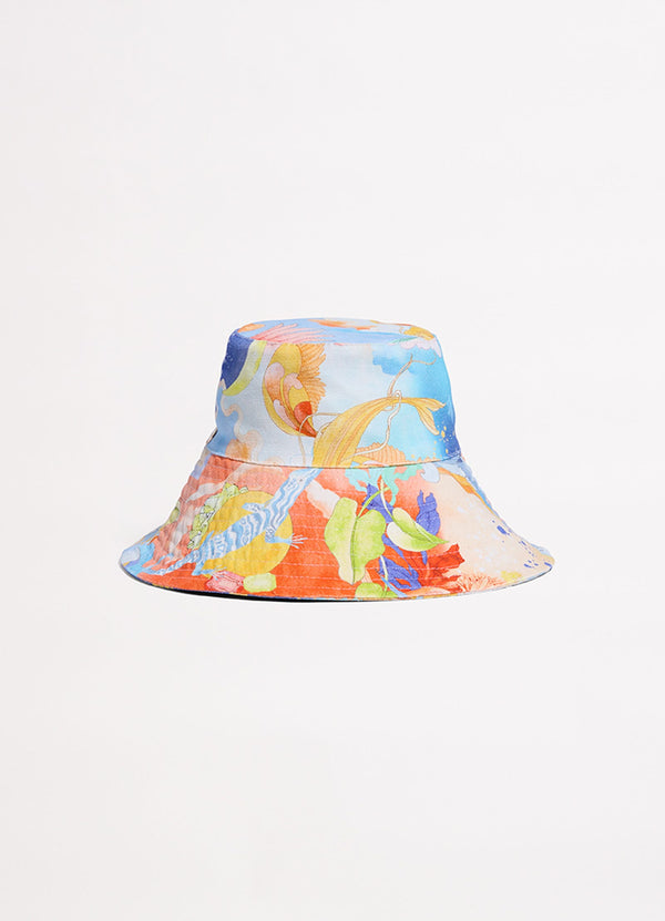 Aquarius Large Bucket Hat - Turquoise