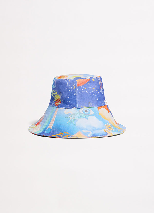 Aquarius Large Bucket Hat - Turquoise