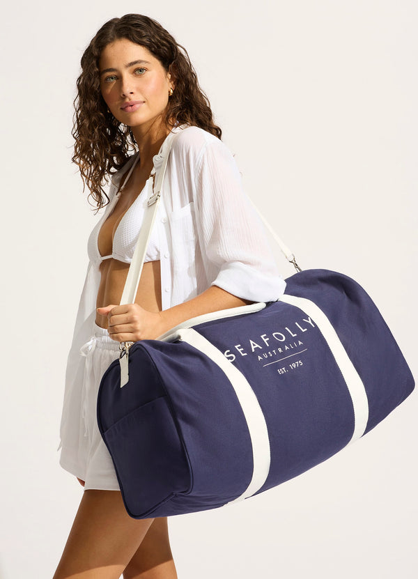 Canvas Duffle Bag - True Navy