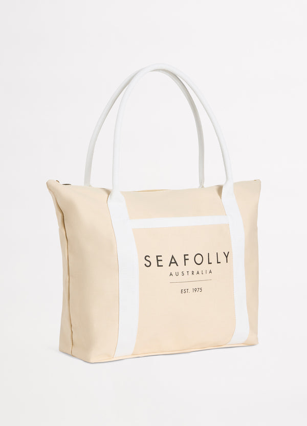 Canvas Tote Bag - Sand