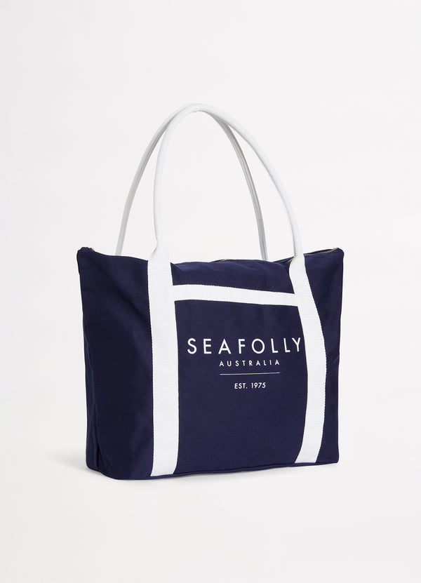 Canvas Tote Bag - True Navy