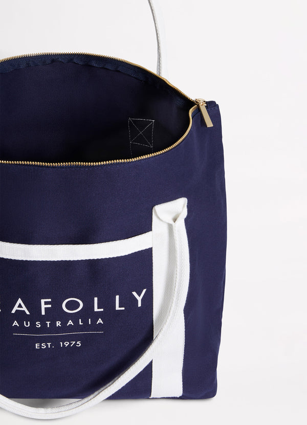 Canvas Tote Bag - True Navy