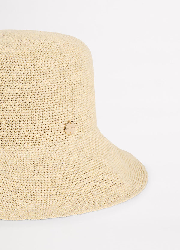 Packable Raffia Bucket Hat - Natural