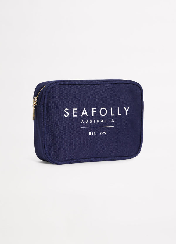 Canvas Pouch Bag - True Navy