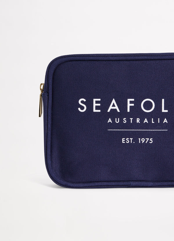 Canvas Pouch Bag - True Navy