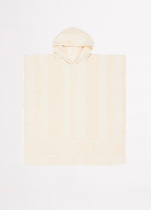 Fringe Benefits Stripe Towel Poncho
