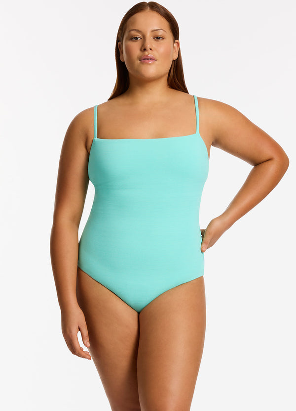 Isla Rib Minimal Tank One Piece - Dolce