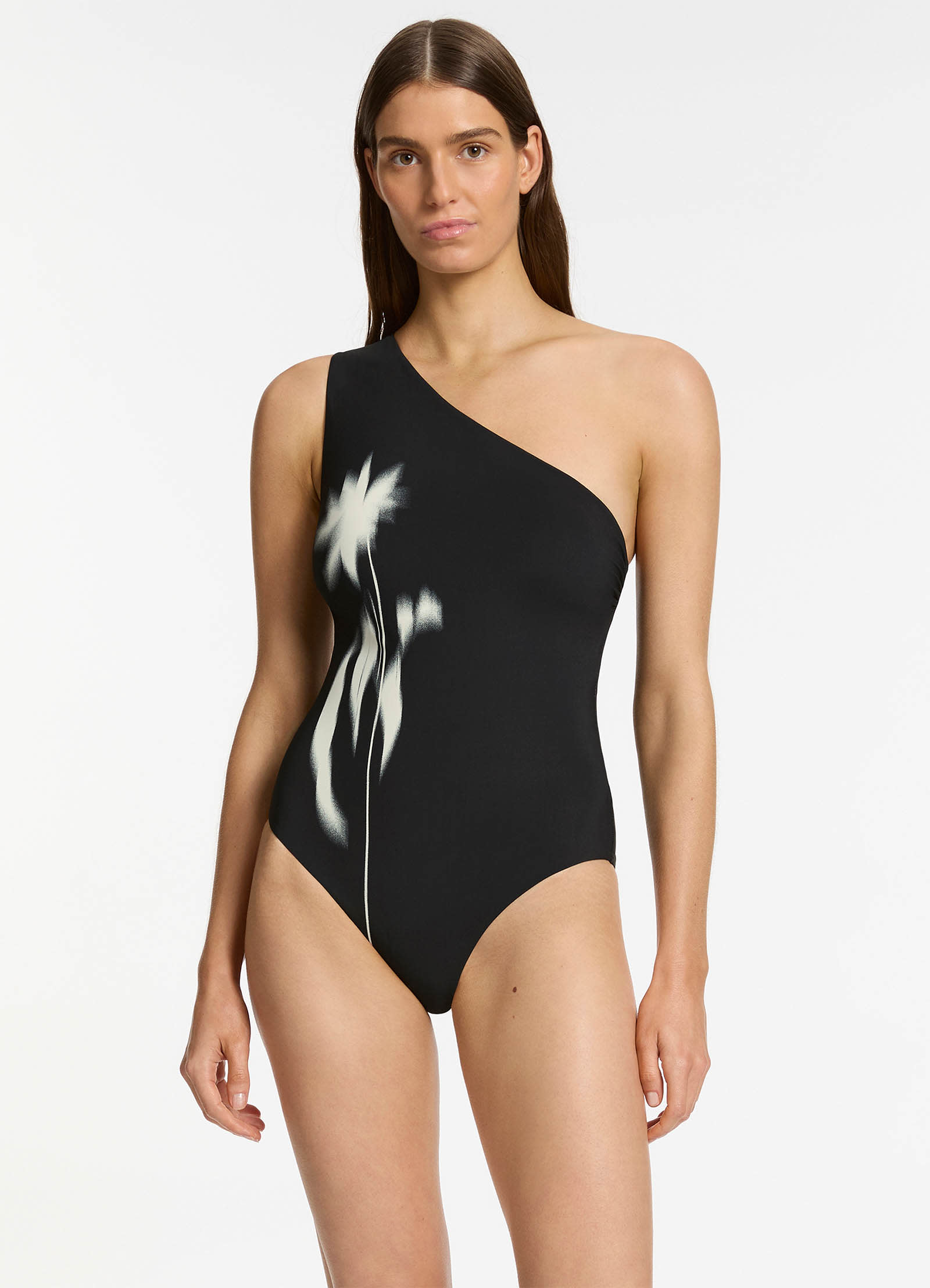 Elora One Shoulder One Piece - Black – Seafolly US