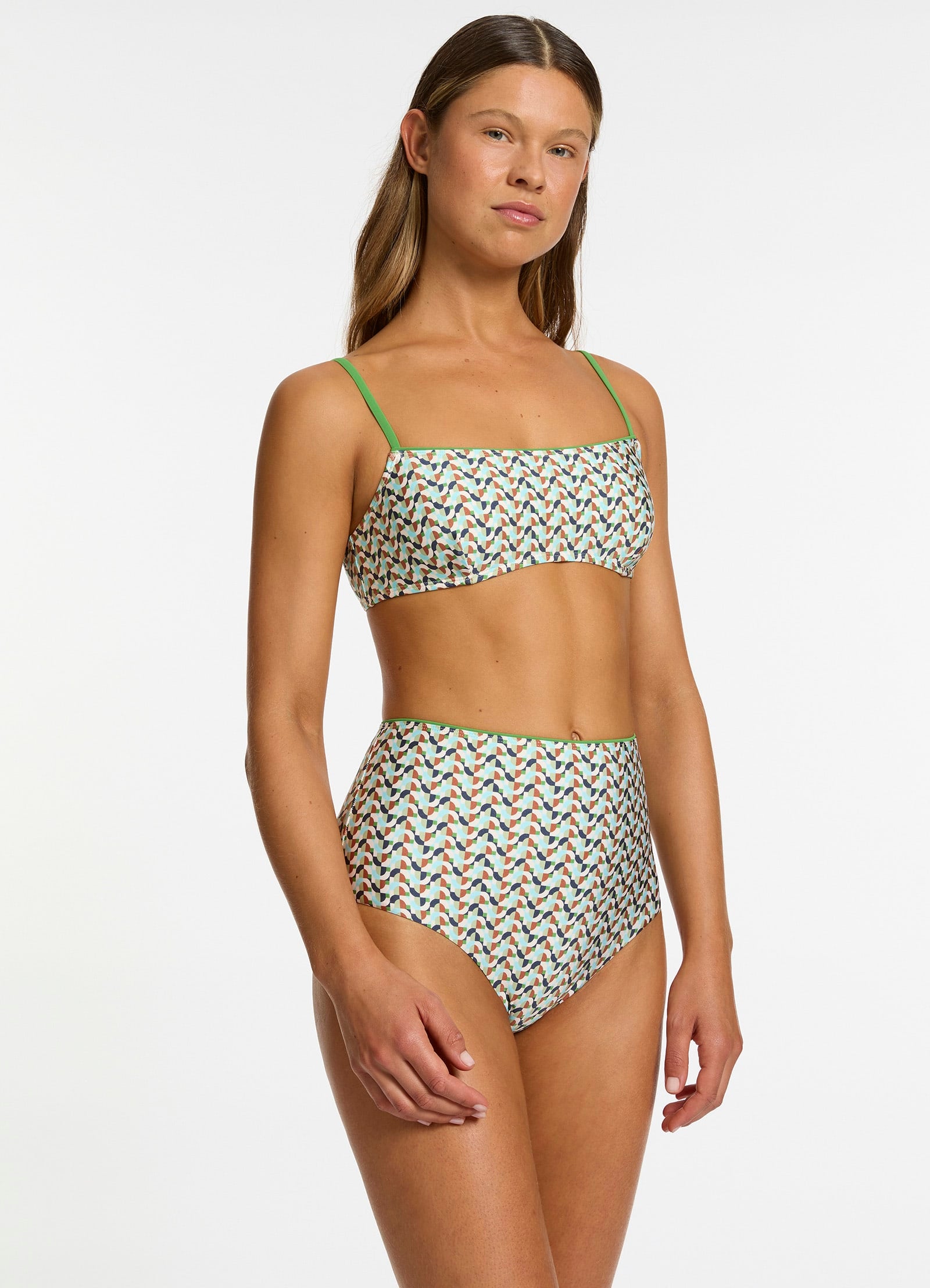 tank top high waisted bikini