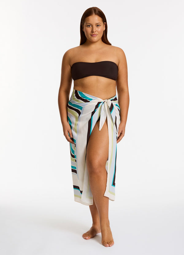 Lotus Sarong  - Teal