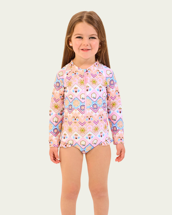 Geo Blossom Paddlesuit