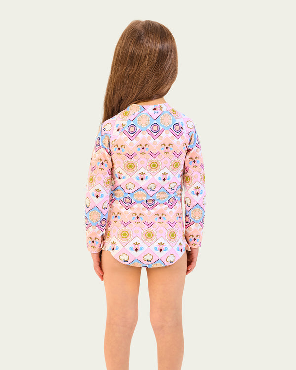 Geo Blossom Paddlesuit
