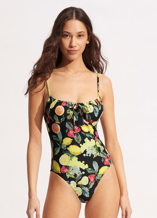 Lemoncello Underwire One Piece - Black