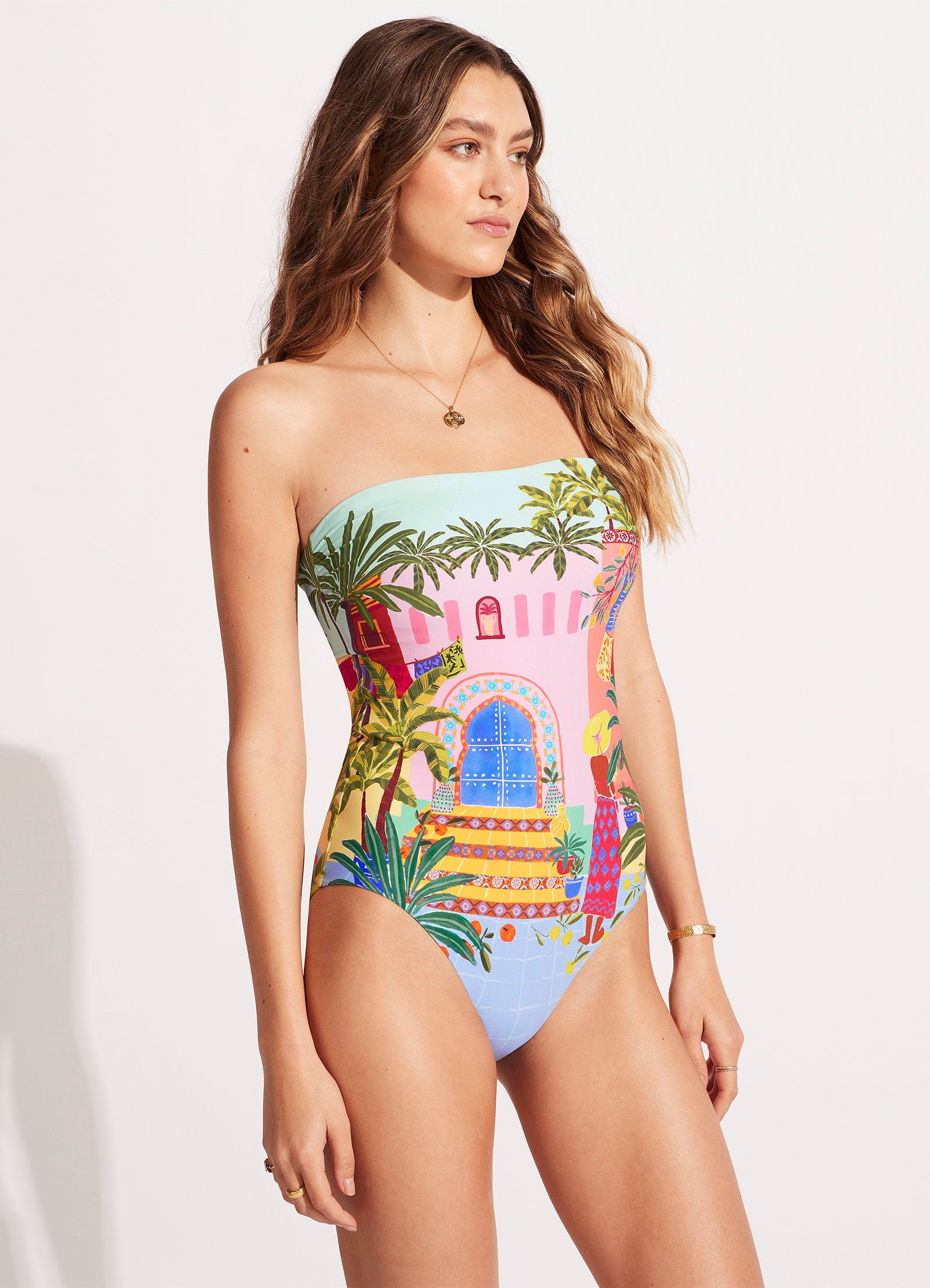 Seafolly strapless one piece cheap