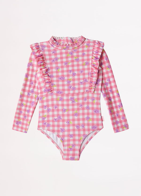 Girls Honolulu L/S Paddlesuit  - Honolulu