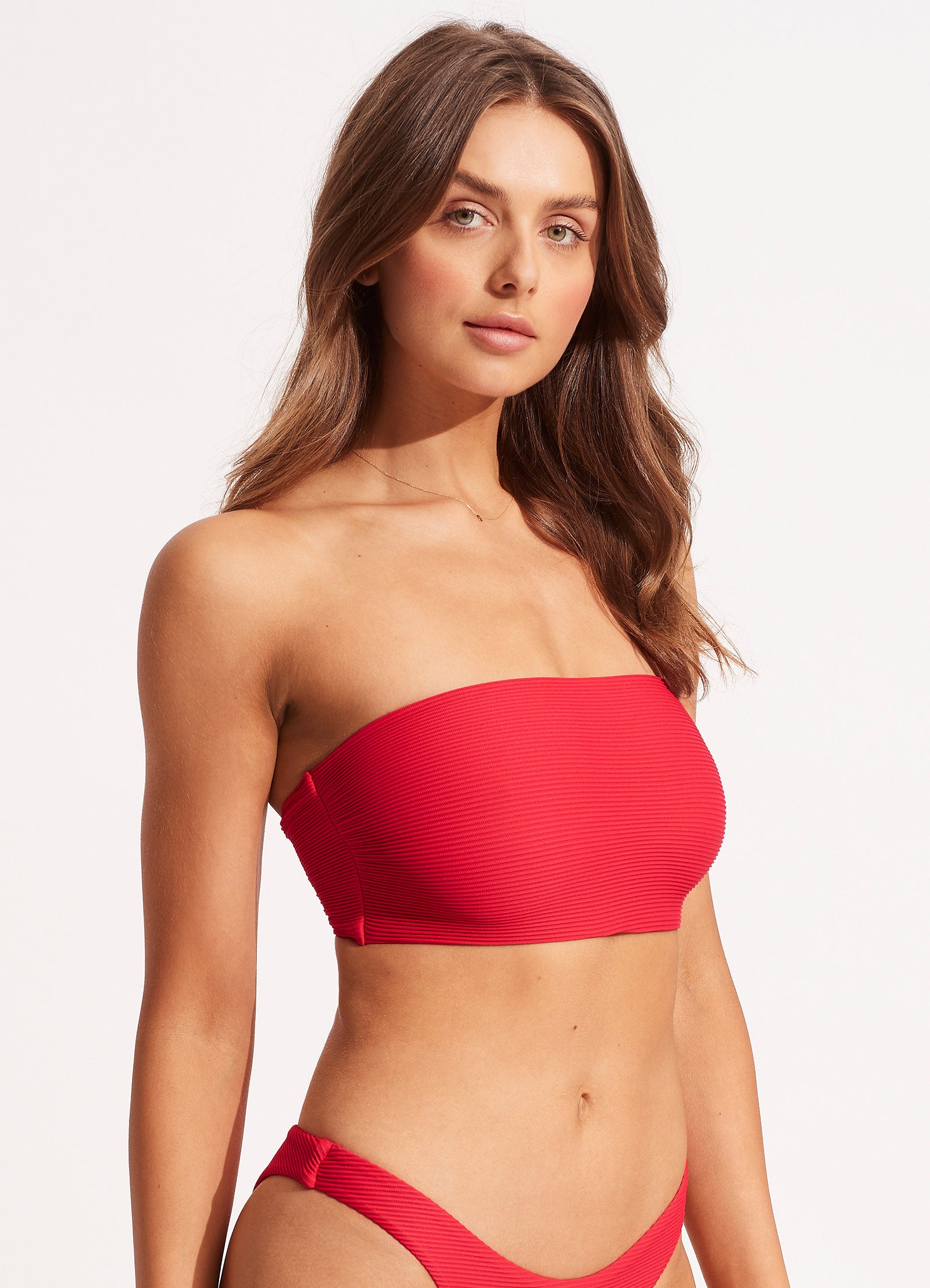 Essentials Fix Tri Bra - White – Seafolly US